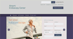 Desktop Screenshot of airportendoscopy.com